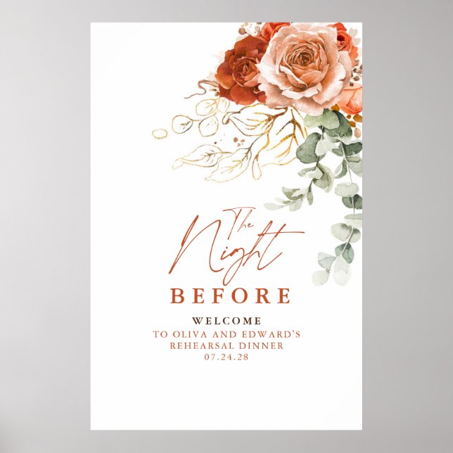 Natten före middagens repetition poster (Framsidan)