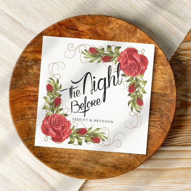 Natten före remissmiddagen pappersservett (Skapare uppladdad)