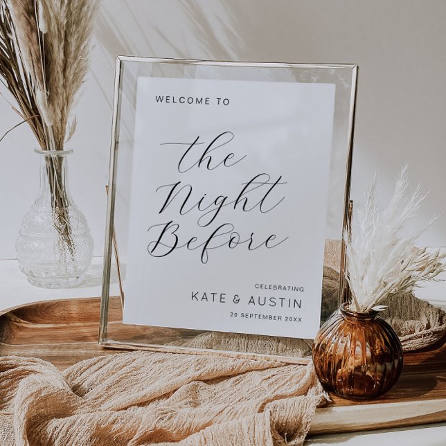 Natten före snyggtens skriptrepetitionsskylt poster (Skapare uppladdad)