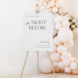 Natten före upprepad välkomstsignal poster