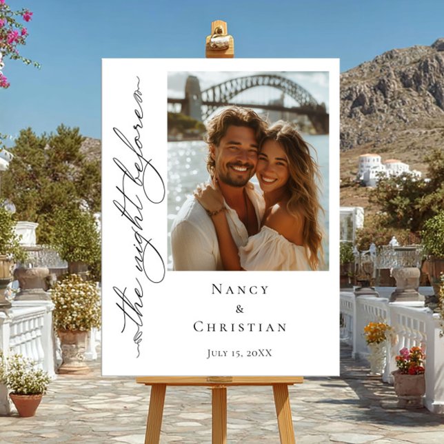 Natten före välkomstskylt för foton poster (Skapare uppladdad)