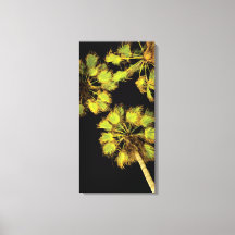 Natten Handflatan Träd 16 x 32 tum