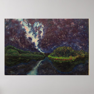 Natten Himmel Poster
