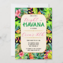 Natten i Havanna-inbjudan, Kuba Havanna