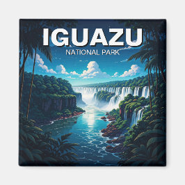 Natten i Iguazu nationalpark Argentina Magnet