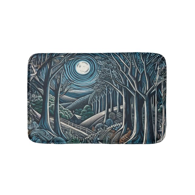 Natten i Skogen Badrumsmatta (Framsidan)