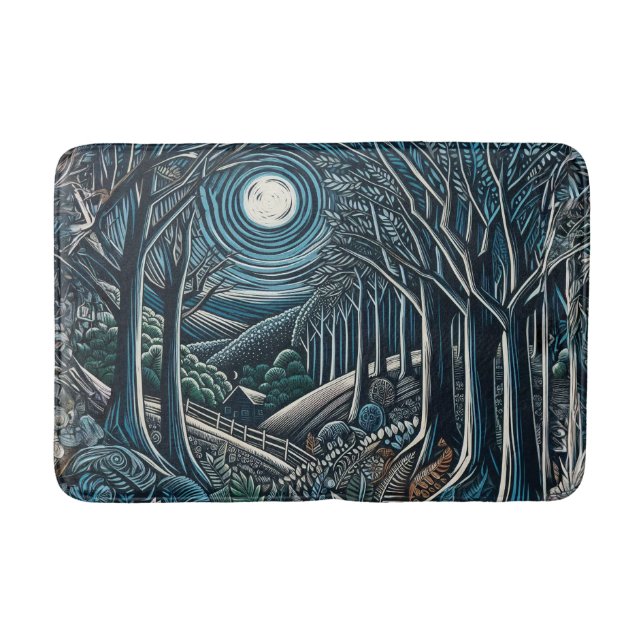Natten i Skogen Badrumsmatta (Framsidan)