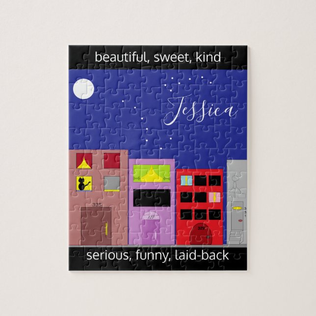 Natten i staden pussel (Vertikal)