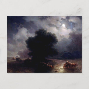 Natten i Ukraina av Ivan Aivazovsky Vykort