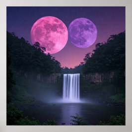 Natten Måne Poster