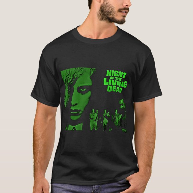 Natten med de levande döda vintage t shirt (Framsida)