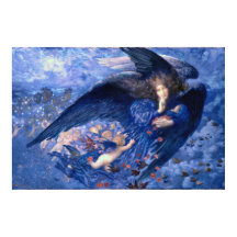 Natten med hennes Tåg Stars Fine Art