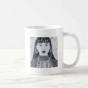 Natten Porträtt Kaffemugg
