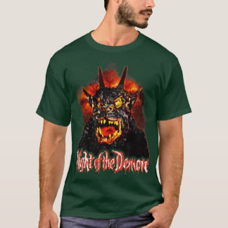 Natten till Demon Retro Cult Classic Horror Fläkt  T Shirt