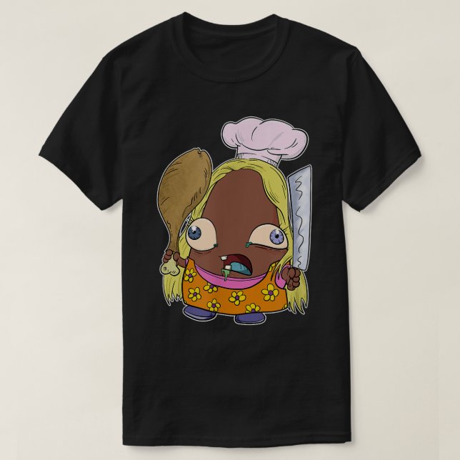 Natten till den levande ZomBeansAmy Bean T Shirt (Design framsida)