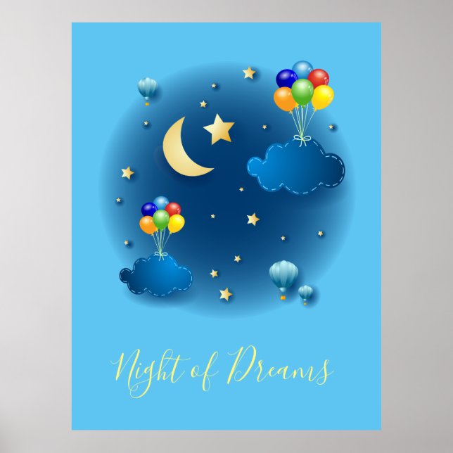 Natten till Dreams Poster (Framsidan)