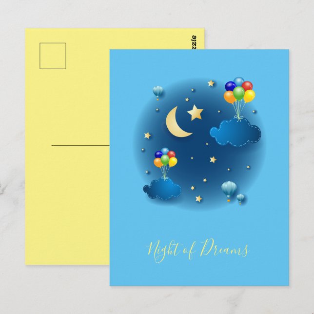 Natten till Dreams Vykort (Fram/baksida)