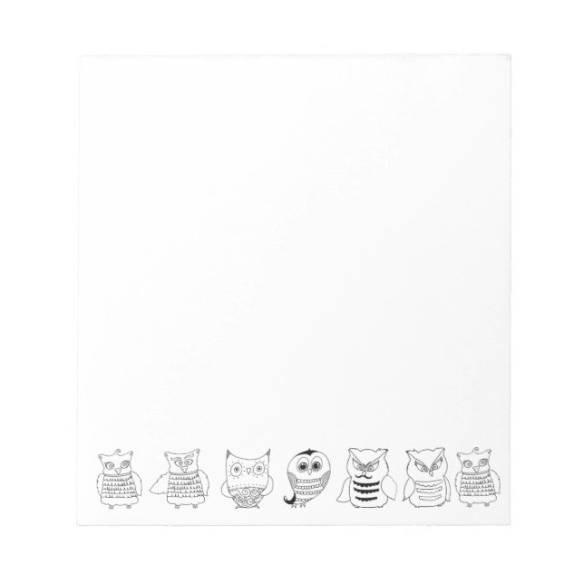 Natten Uggla Anteckningsblock (Framsida)