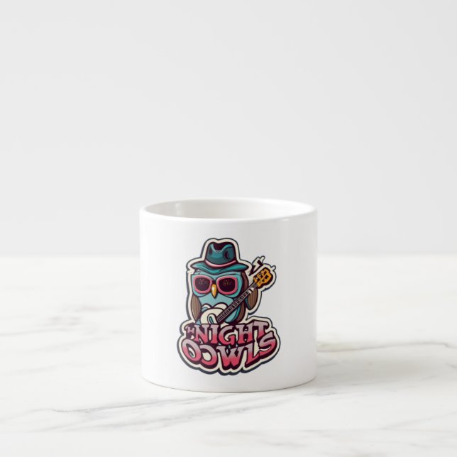 Natten uggla espressomugg (Framsidan)