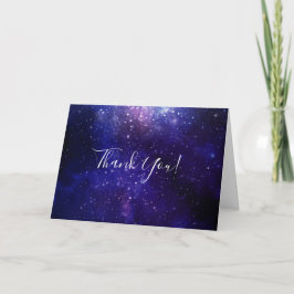 Natten under Stars Galaxy Tack Kort