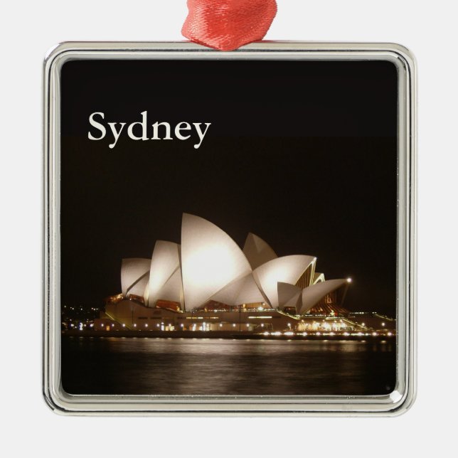 Natten vid Opera Julgransprydnad Metall (Framsidan)