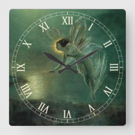 Nattens anda av Grimshaw, Viktorian Fairy Stor Klocka