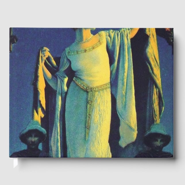 Nattens anda - Maxfield Parrish Gästböcker (Framsida)