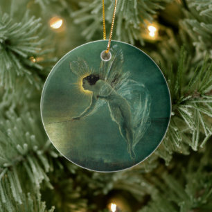 Nattens Ande av Grimshaw, Victorian Fairy Julgransprydnad Keramik