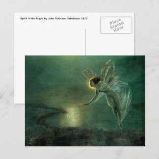 Nattens Ande av Grimshaw, Victorian Fairy Vykort