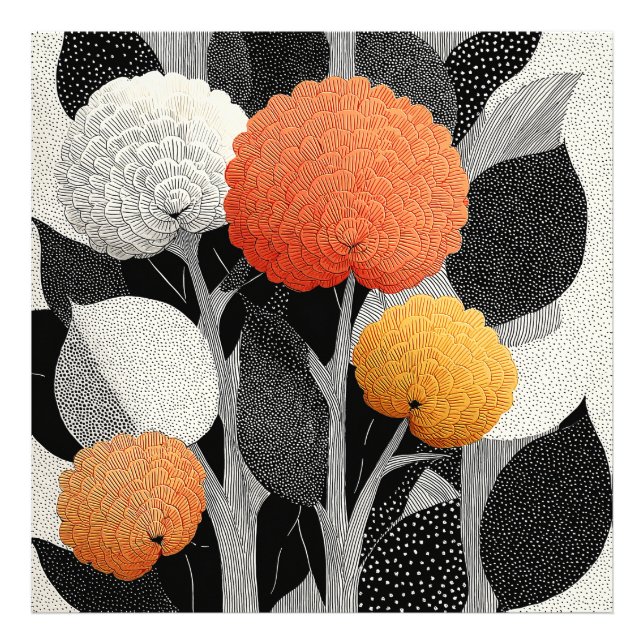 Nattens Blomning på den Röda Planeten #5 Fototryck (Framsidan)