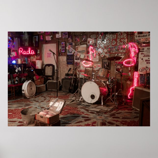 Nattens början på Juke Joint Poster (Framsidan)