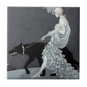 “Nattens drottning” av Marjorie Miller Kakelplatta