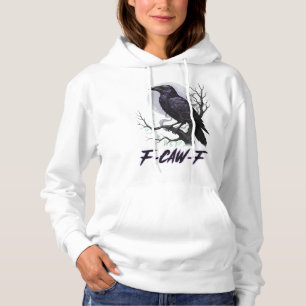 Nattens ekoar: ’F-CAW-F’ Mystic Raven Skörd T Shirt