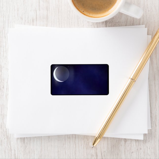 Nattens Himlar Galaxy-Adressetiketter Adressetikett (Insitu)