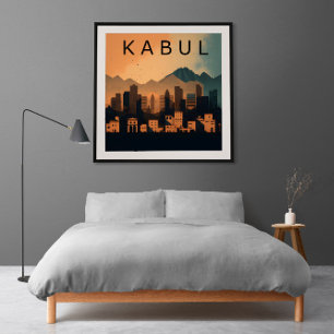 Nattens motståndskraft: Ett minimalistiskt Porträt Poster