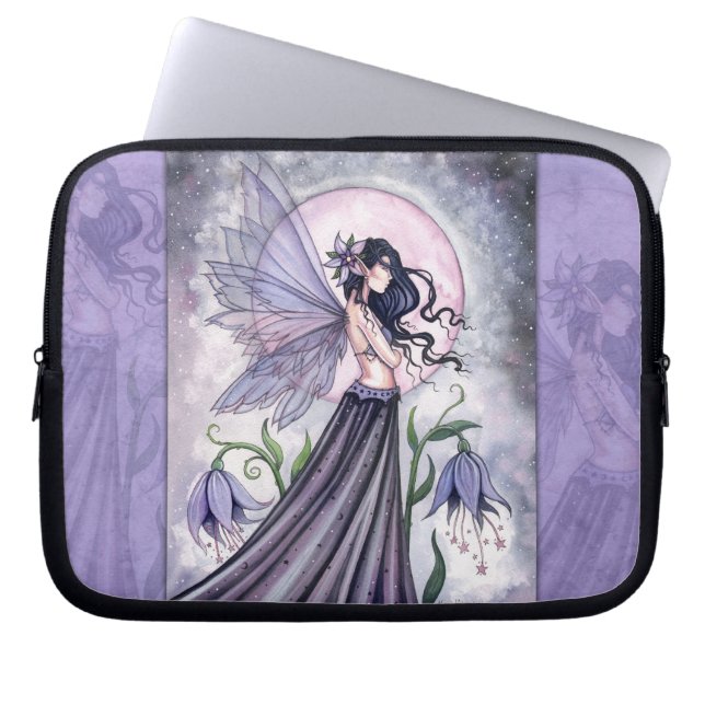 Nattens orkidé för Få datorhölje Laptop Sleeve (Framsidan)