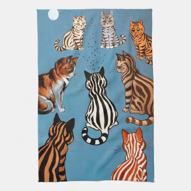 Nattens primadonna, Louis Wain Kökshandduk (Vertikal)