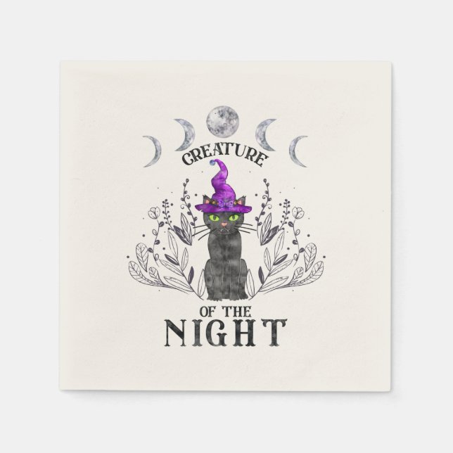 Nattens skapelse pappersservett (Framsidan)
