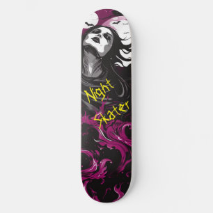 Nattens Skater Mini Skateboard Bräda 18,5 Cm