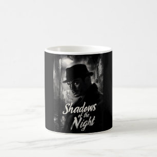 Nattens skuggor - Film Noir Stil design Kaffemugg