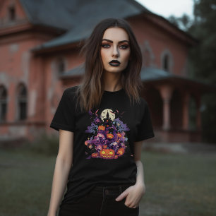 "Nattens sprit" Halloween Anime T Shirt