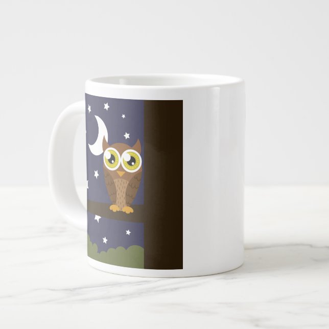 ’Nattens Uggla’ Jumbo Mugg (Framsida vänster)