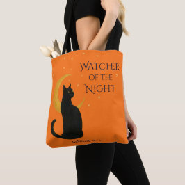 Nattens vakter - Halloween Black Cat Tygkasse