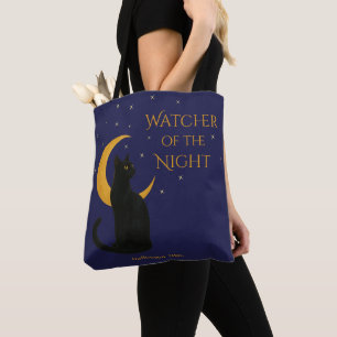 Nattens vakter - Halloween Black Cat Tygkasse
