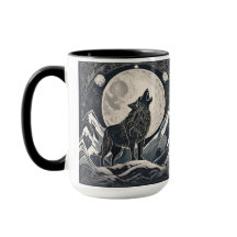 Nattens Varg Howl - Moonlight & Forest Aesthetic