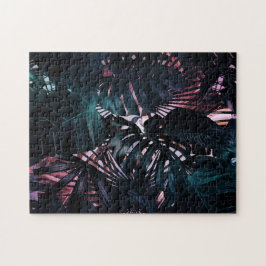 Nattens Vild Jungle Tropical Parrots Pussel