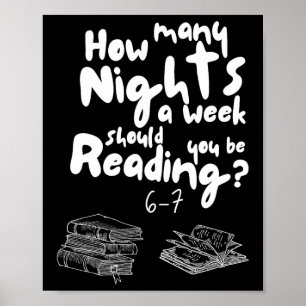 Nätters Läsning 6-7 Meme Engelsklärare Bokälskare Poster