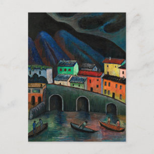 Nattfiske i Ascona Vykort