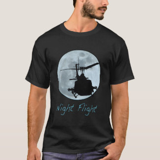 Nattflygning Huey Eh-1 Irokvois T Shirt