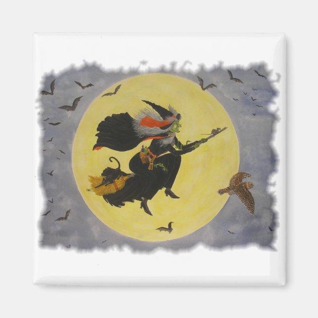 "Nattflygning!" Magnet (Framsidan)
